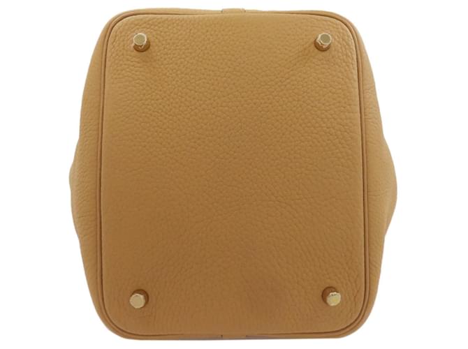 Hermès Borsa Hermes Picotin Lock MM Marrone - vista 4