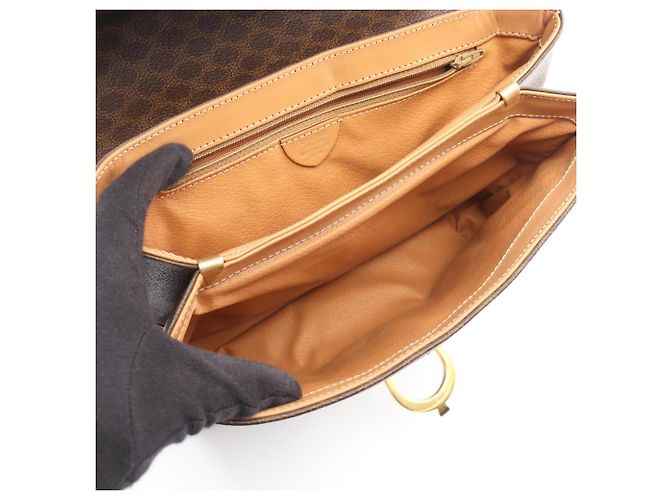 Céline Celine Macadam Handtasche Braun - Ansicht 3