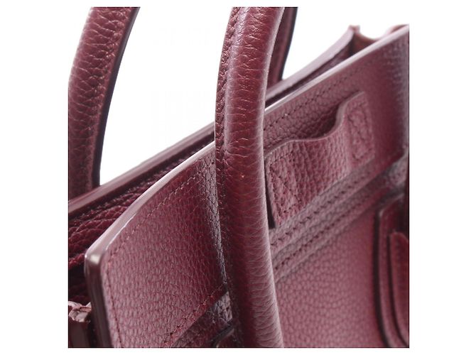 Céline Borsa a 2 modi Celine Luggage Nano Shopper Porpora - vista 8