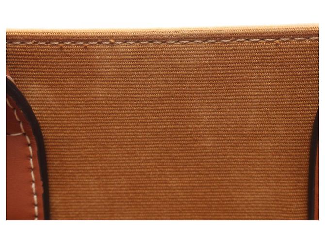 Céline Celine Mini Vertikaler Triomphe Cabas Handtasche Braun Roh - Ansicht 10