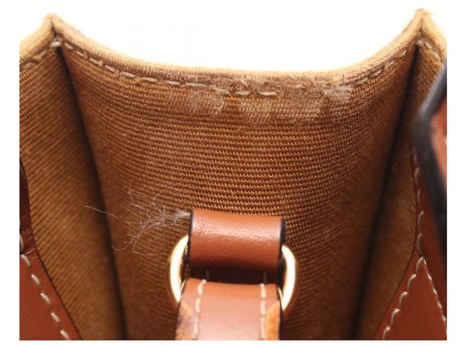 Céline Celine Mini Vertikaler Triomphe Cabas Handtasche Braun Roh - Ansicht 5