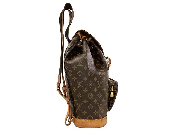 Mochila Louis Vuitton Montsouris GM Monograma - vista 3