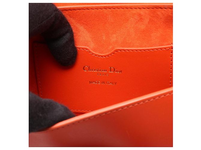 Borsa a tracolla Christian Dior Dior Bobby East-West Arancione - vista 4