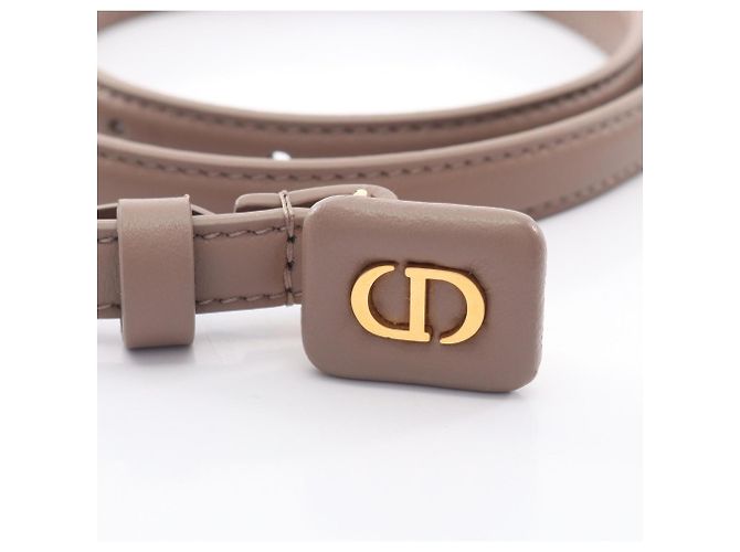 Christian Dior Standardgürtel aus beige Leder - Ansicht 2