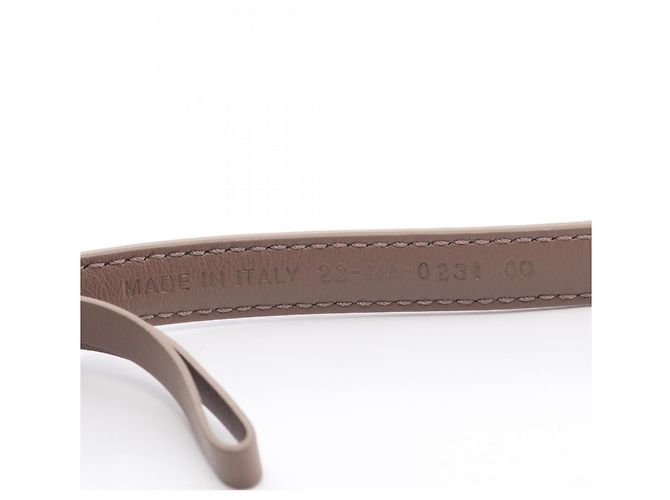 Christian Dior Standardgürtel aus beige Leder - Ansicht 6