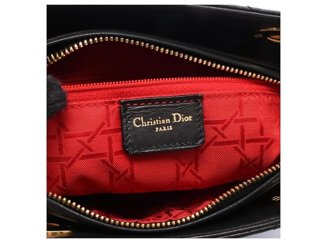 Borsa 2-Way Christian Dior Lady Dior Nero - vista 4