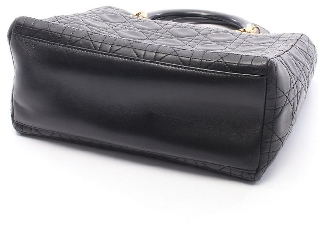 Borsa 2-Way Christian Dior Lady Dior Nero - vista 8