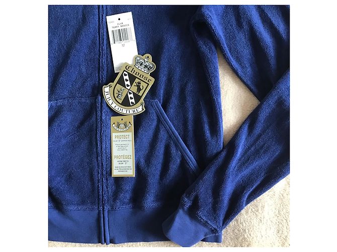 Felpa con zip Juicy Couture Blu - vista 2