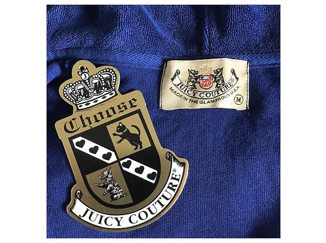 Felpa con zip Juicy Couture Blu - vista 4