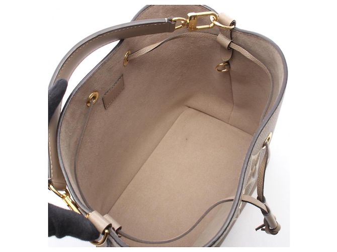 Néonoé Borsa a tracolla Louis Vuitton NeoNoe MM Bicolor Beige Grigio - vista 3
