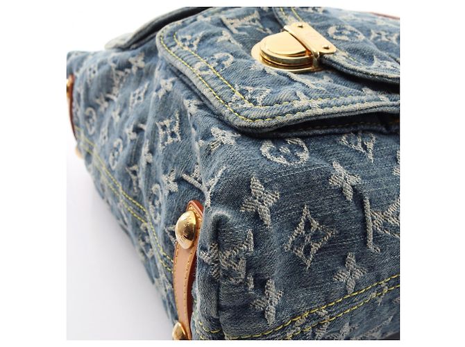 Louis Vuitton Baggy GM 2-Way Schultertasche Blau - Ansicht 8