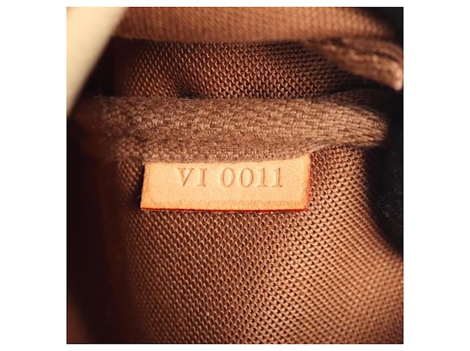 Borsa Louis Vuitton Pochette Accessoires Monogram Marrone - vista 5