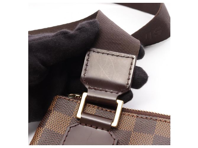 Louis Vuitton Pochette Bosphore Schultertasche Braun Damier ebene - Ansicht 10