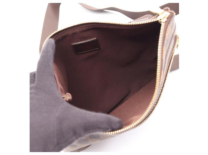 Louis Vuitton Pochette Bosphore Schultertasche Braun Damier ebene - Ansicht 3