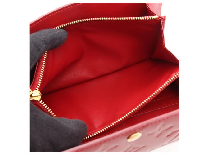 Louis Vuitton Sarah Bi-fold langer Geldbeutel Rot - Ansicht 13
