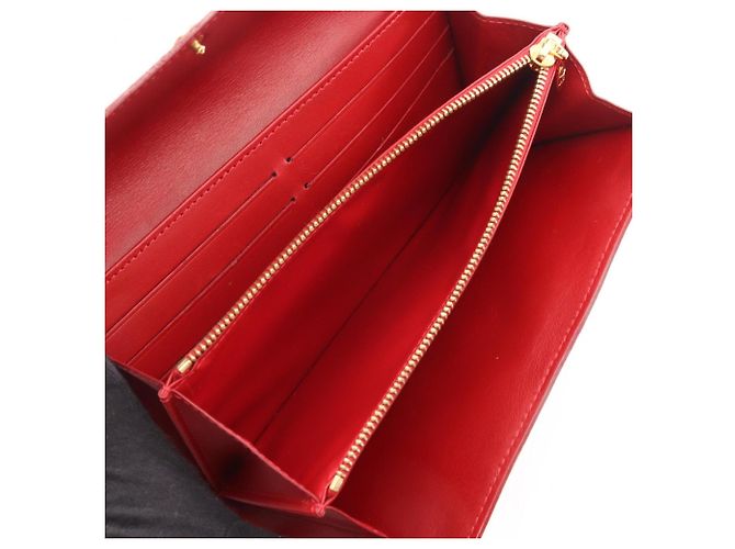 Louis Vuitton Sarah Bi-fold langer Geldbeutel Rot - Ansicht 3