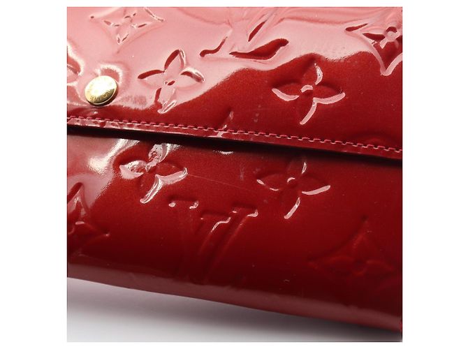 Louis Vuitton Sarah Bi-fold langer Geldbeutel Rot - Ansicht 8