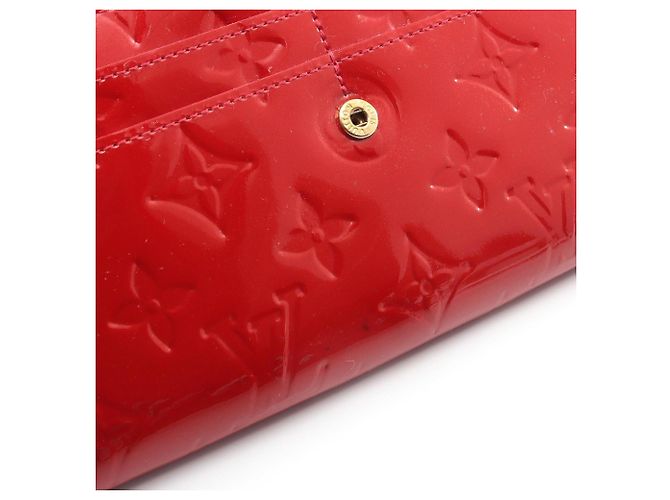 Louis Vuitton Sarah Bi-fold langer Geldbeutel Rot - Ansicht 9