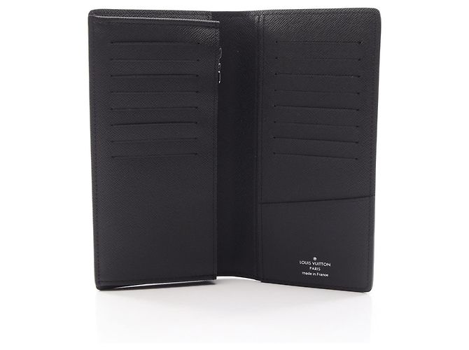 Carteira longa dobrável Louis Vuitton Brazza Preto - vista 3