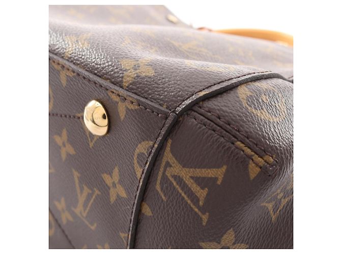 Borsa tote Montaigne GM Louis Vuitton Marrone - vista 6