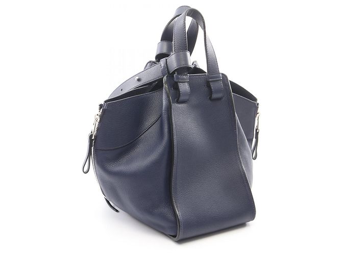 Loewe Hammock Small 2-Way Handtasche Marineblau - Ansicht 2