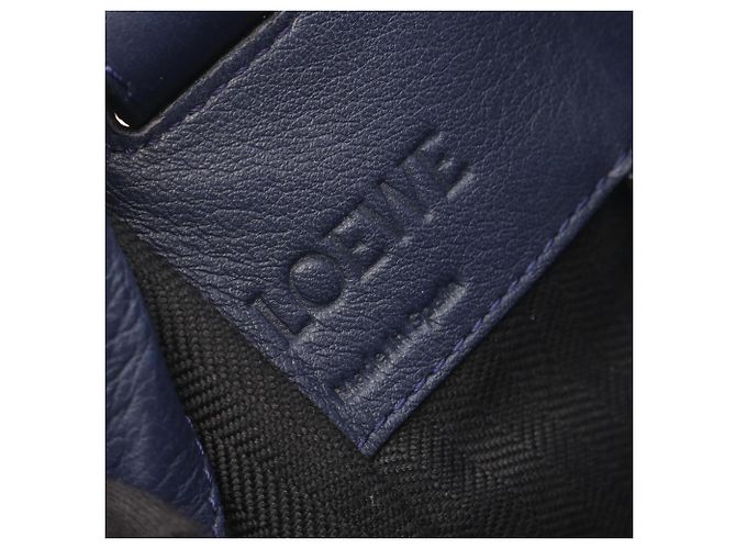 Loewe Hammock Small 2-Way Handtasche Marineblau - Ansicht 4