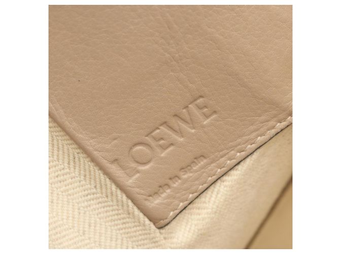 Borsa a mano in pelle Loewe Hammock Small 2-Way Beige - vista 4