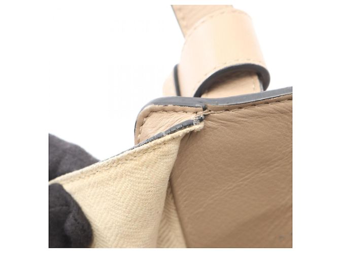 Borsa a mano in pelle Loewe Hammock Small 2-Way Beige - vista 6