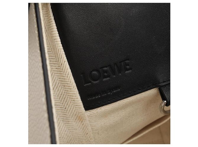 Loewe Hammock Small 2-Way Handtasche Braun Schwarz Weiß - Ansicht 4