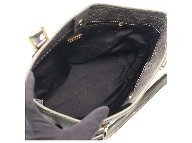 Borsa Loewe Amazona Fusta Marrone - vista 3