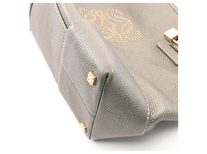 Borsa Loewe Amazona Fusta Marrone - vista 9
