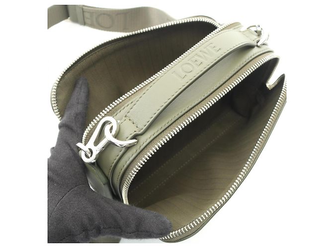 Borsa a tracolla Loewe Khaki Camera Bag Cachi - vista 3