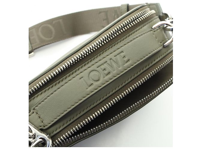 Borsa a tracolla Loewe Khaki Camera Bag Cachi - vista 6