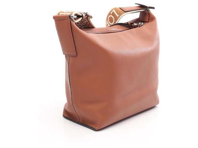 Borsa a tracolla piccola Loewe Cuby Marrone - vista 2