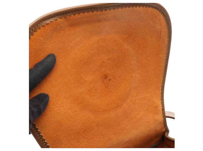 Borsa a spalla Anagram della collezione Siviglia di Loewe Marrone Cachi - vista 13