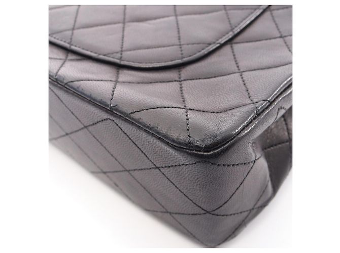 Borsa a tracolla Chanel Matelassé Double Flap Nero - vista 8