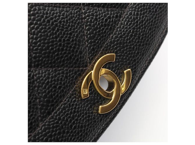 Borsa a Spalla Chanel Matelassé Diana Flap Nero - vista 10