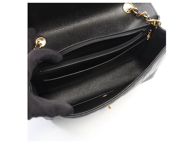 Borsa a Spalla Chanel Matelassé Diana Flap Nero - vista 3