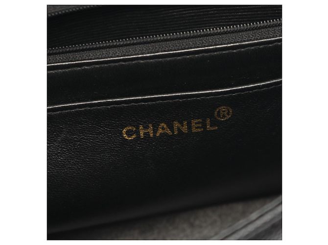 Borsa a Spalla Chanel Matelassé Diana Flap Nero - vista 4