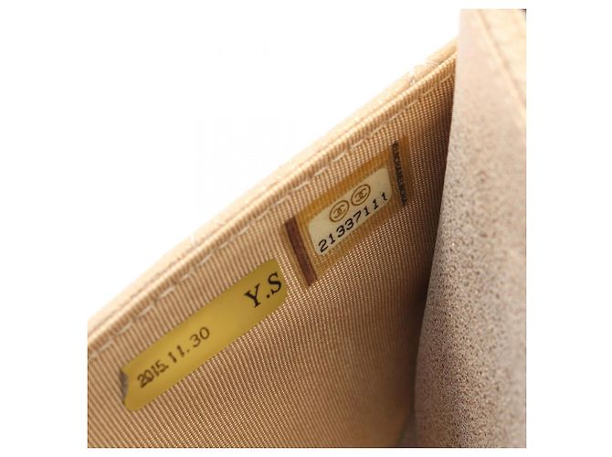 Borsa a Spalla Chanel Matelassé in Pelle Oro D'oro - vista 5