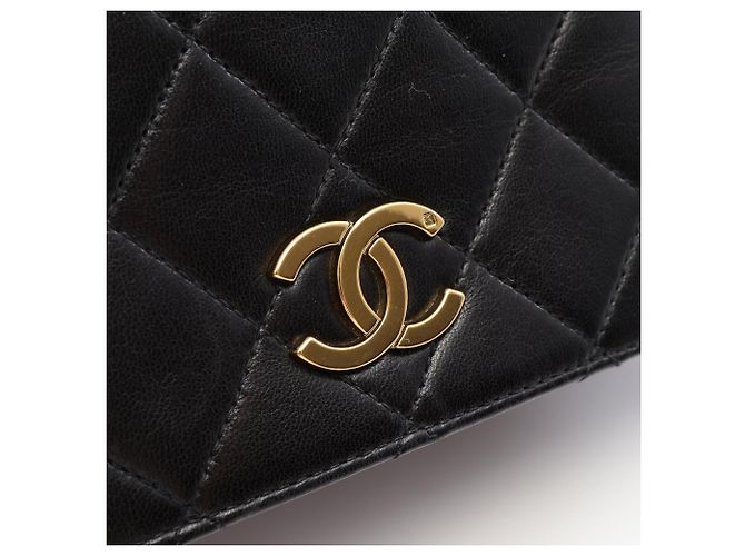 Timeless Borsa a tracolla Chanel Matelassé Full Flap Nero - vista 12