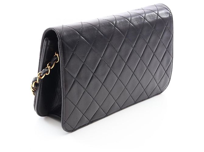 Timeless Borsa a tracolla Chanel Matelassé Full Flap Nero - vista 2