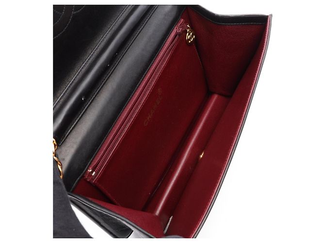 Timeless Borsa a tracolla Chanel Matelassé Full Flap Nero - vista 3