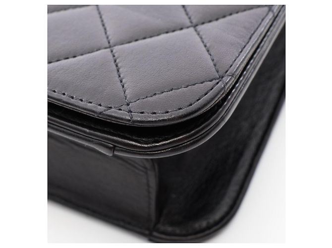 Timeless Borsa a tracolla Chanel Matelassé Full Flap Nero - vista 6