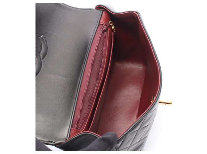 Borsa Chanel Mini Matelassé Top Handle Nero - vista 3