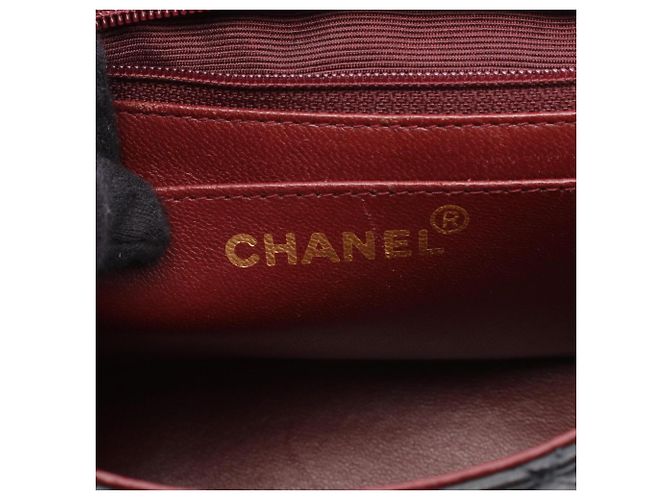 Borsa Chanel Mini Matelassé Top Handle Nero - vista 4