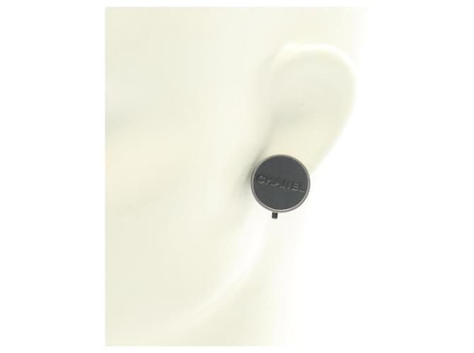 Orecchini a clip con logo CHANEL Nero Argento - vista 4