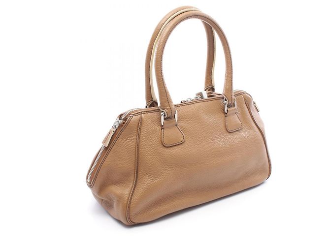 Chanel Beigefarbene Leder-Fransen-Tote-Bag - Ansicht 2