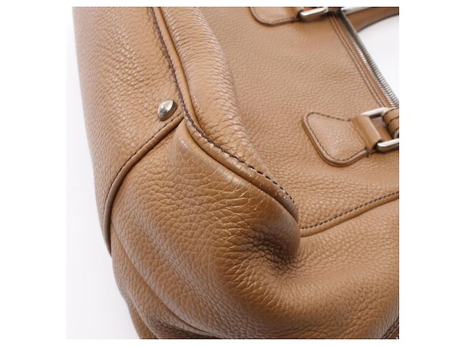 Chanel Beigefarbene Leder-Fransen-Tote-Bag - Ansicht 7