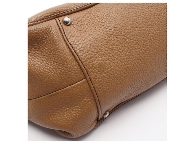 Chanel Beigefarbene Leder-Fransen-Tote-Bag - Ansicht 8